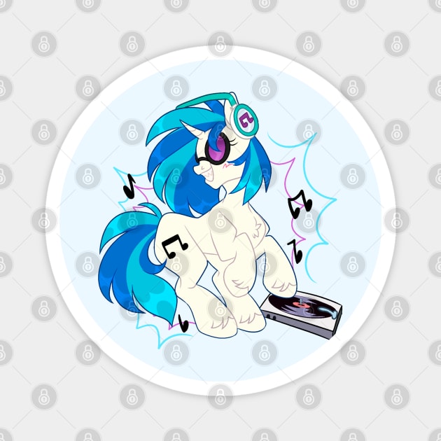 DJ PON3 Magnet by Nullkunst